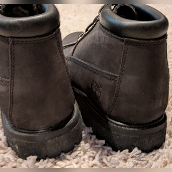 TIMBERLAND WOMEN'S NELLIE WATERPROOF CHUKKA BOOTS Black 7.5 - Picture 4 of 6